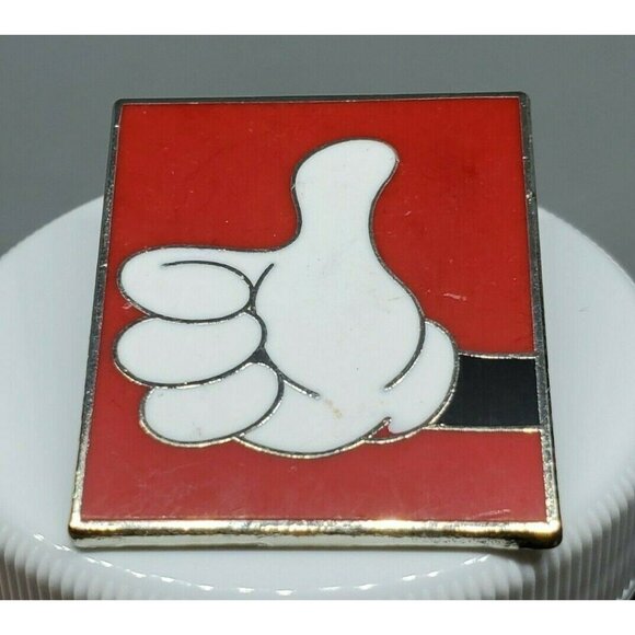 Authentic 2007 Hong Kong Disney Mickey Mouse Thumbs Up Enamel Pin – Vintage - Picture 2 of 12